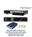 Opticum Optibox HD HDTV 2CICX + Maxtor Basics Portable 250GB ext