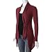Gavriel Juniors Marled Knit Open Front Cardigan