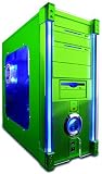 APEVIA X-DISCOVERY-GN Green Steel ATX Mid Tower Computer Case - Retail