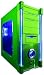 PC Hardware : APEVIA X-DISCOVERY-GN Green Steel ATX Mid Tower Computer Case - Retail