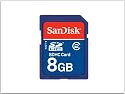 8GB SDHC Speicherkarte f&uuml;r Canon PowerShot A480, sandisk