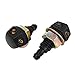 uxcell Car Vehicle Plastic Front Windshield Washer Sprayer Nozzle Black 2 Pcs