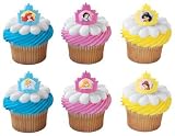 Disney Princess Crowns Cupcake Rings