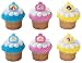 Disney Princess Crowns Cupcake Rings