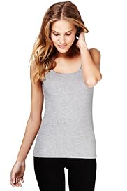 Scoop Neck Satin Trim Vest