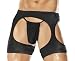 Best Buy Mens Black Short Rip-off Chaps w/ G-string Online
