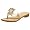 Light Gold/Natural Leather