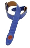 Levy's Leathers Suede Leather Guitar Strap,Blue