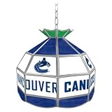 NHL Vancouver Canucks 16" Stained Glass Tiffany Lamp