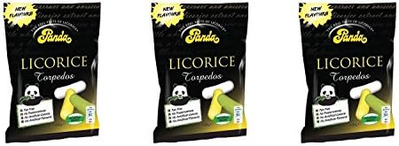 (3 PACK) - Panda Licorice Torpedos | 100 x 18g x | 3 PACK - SUPER SAVER - SAVE MONEY