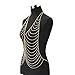 JoJo & Lin 2019 Multilayer Gold Chain Boho Sexy Body Chains Belly Dance Summer Beach Body Chain Fashion Charm Harness Chain Body Accessories Jewelry for Women and Girls