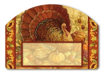 Turkey Time Address Plaque