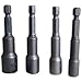 Pro Grade 8 Piece Hex Shank Magnetic Power Nut Setters Metric