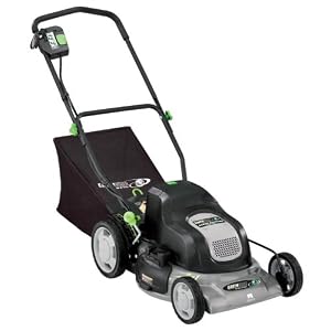 Earthwise 60120 20-Inch 24-Volt Cordless Electric Bag/Mulch/Side Discharge Lawn Mower With Removable Battery Pack