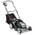 Earthwise 60120 20-Inch 24-Volt Cordless Electric Bag/Mulch/Side Discharge Lawn Mower With Removable Battery Pack