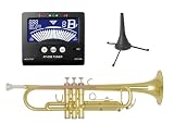 Bach Prelude TR701 Trumpet w/ Bonus Instrument Store Trumpet Stand and Tuner