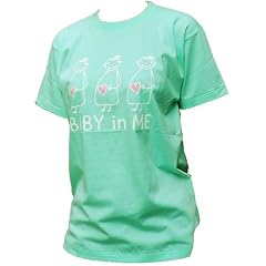 BABY in MEマタニTシャツ　シャーベットグリーン