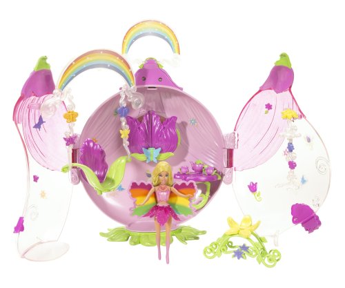 Childrens Toyshop  Toys : Barbie Magic of the Rainbow Dorm Room Elina