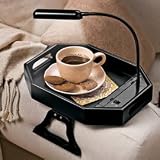 Clip-On Sofa Tray with Light