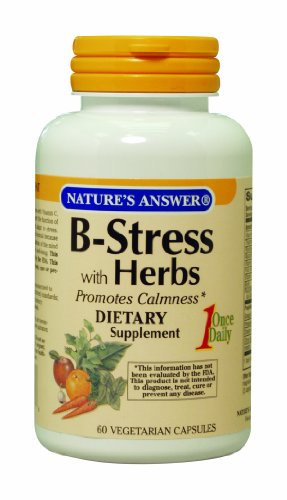 Natures Answer B-stress with Herbs 60-Count