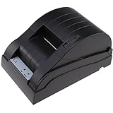 USB POS Printer with 58mm Thermal Paper Rolls - 90mm/sec High-speed Printing (Black )