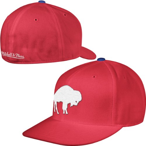 Mitchell & Ness Buffalo Bills Thowback Alternate Logo Fitted Hat 7