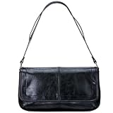 Mossimo Small Flap-Closure Handbag - Black