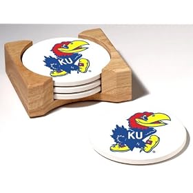 University of Kansas Jayhawks Coasters by 
