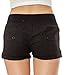 Classic Designs Juniors Plus Size Stretch Poplin Elastic Waist Cargo Shorts (S-3X)