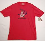 St. Louis Cardinals Vintage Retro Swinging Bird Logo T-Shirt By Red Jacket (Small))