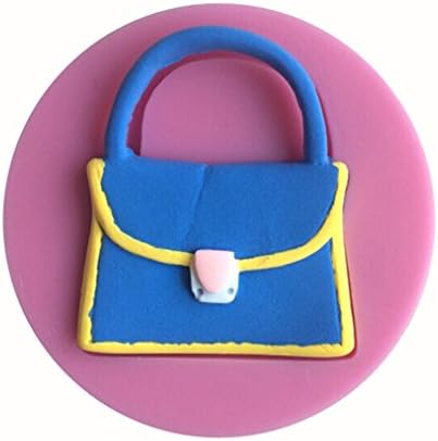 FLYMOR Women's Handbag Shape Silicone Cake Mold Baking Accessories,Pink