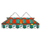 Other Brands Miami Dolphins 40W-in. Stained Glass Pool Table Light