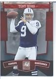 Tony Romo / Dallas Cowboys / 2010 Donruss Elite NFL Football Card by Panini in Protective Screwdown Case