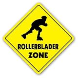 ROLLERBLADE ZONE - Sign - new xing rollerblades gift