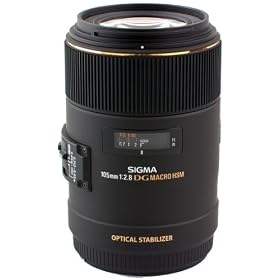 Sigma 105mm f/2.8 EX DG OS HSM Macro Lens for Canon EOS