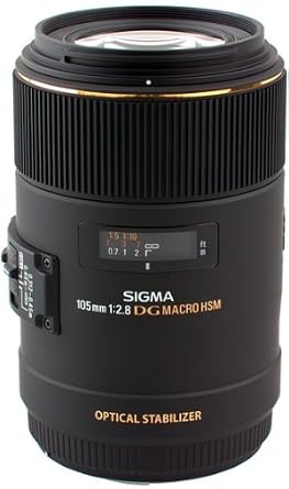 Sigma 258306 105mm F2.8 EX DG OS HSM Macro Lens for Nikon DSLR Camera