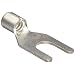 Morris Products 11514 Spade Terminal, Non Insulated, 22-16 Wire Size, #6 Stud Size (Pack of 100)