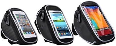 Panlong® Roswheel Texture Series Bike Bicycle Handlebar Bag Cell Phone Holder Pouch Pannier for iPhone 5S 5 4S Samsung Galaxy S3 S4 Note HTC One
