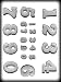 Numbers Hard Candy Mold