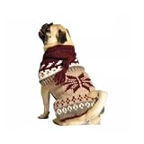 Chilly Dog Rustic Snow Hoodie Dog Sweater 3XX Large