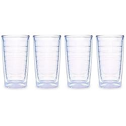 Tervis Tumblers Clear 16oz 4 Pack