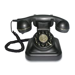 Swissvoice Vintage 20 - Schnurgebundenes Analog-Telefon im stilvollen Retro-Design mit vergoldeten Details