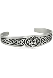 Dan Jewelers Classic Celtic Knot Design Irish Pewter Bracelet