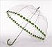 Shamrocks Frankford Clear Printed Bubble Umbrella - Shamrocks