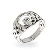Claddagh Ring with Celtic Weave Band