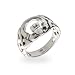 Claddagh Ring with Celtic Weave Band