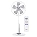 【Amazonの商品情報へ】山善(YAMAZEN) 風量6段階30cmリビング扇風機(リモコン)入切タイマー付 ホワイト YLX-TF301(W)