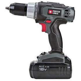 Porter Cable PC180DK-2R Tradesman 18V Cordless 1/2" Drill/Driver Kit&nbsp;Newest Version