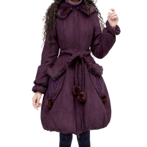 (アートカー)Artka レディーズ美魔女スタイル キルトコート セーム皮コート MA10621D