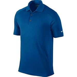 Nike Golf 2014 Dri-FIT Victory Polo Military Blue/White Large